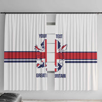 Custom Great Britain Hockey Window Curtain 2025 Go Champions