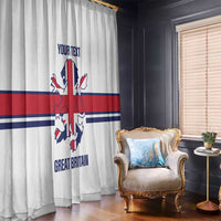 Custom Great Britain Hockey Window Curtain 2025 Go Champions