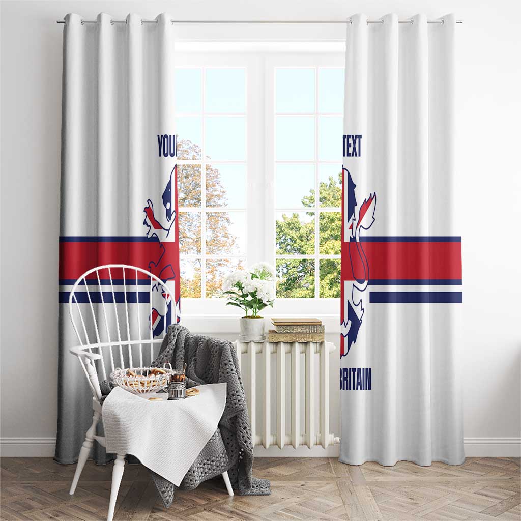 Custom Great Britain Hockey Window Curtain 2025 Go Champions