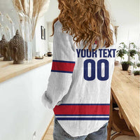 Custom Great Britain Hockey Women Casual Shirt 2025 Go Champions