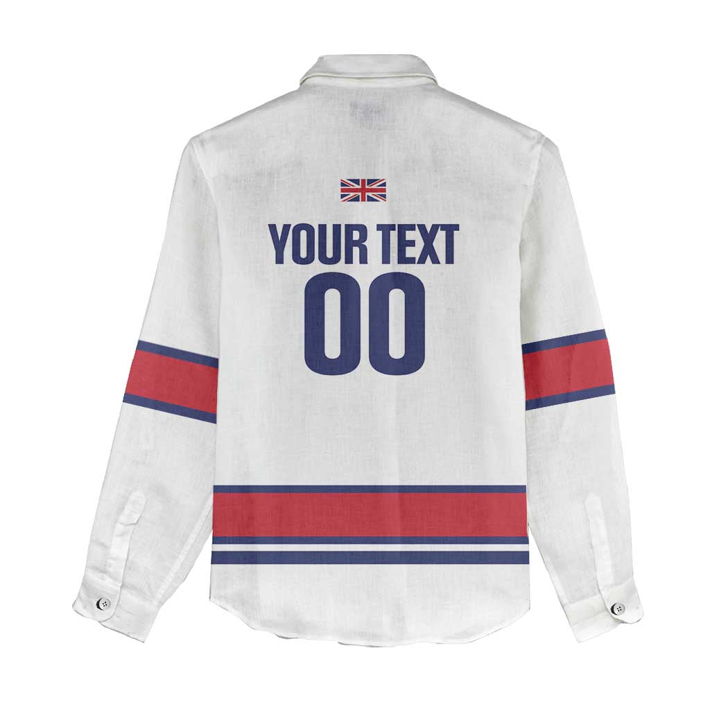 Custom Great Britain Hockey Women Casual Shirt 2025 Go Champions