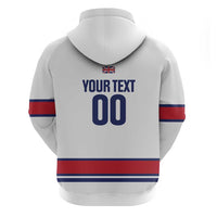 Custom Great Britain Hockey Zip Hoodie 2025 Go Champions