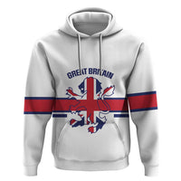 Custom Great Britain Hockey Zip Hoodie 2025 Go Champions
