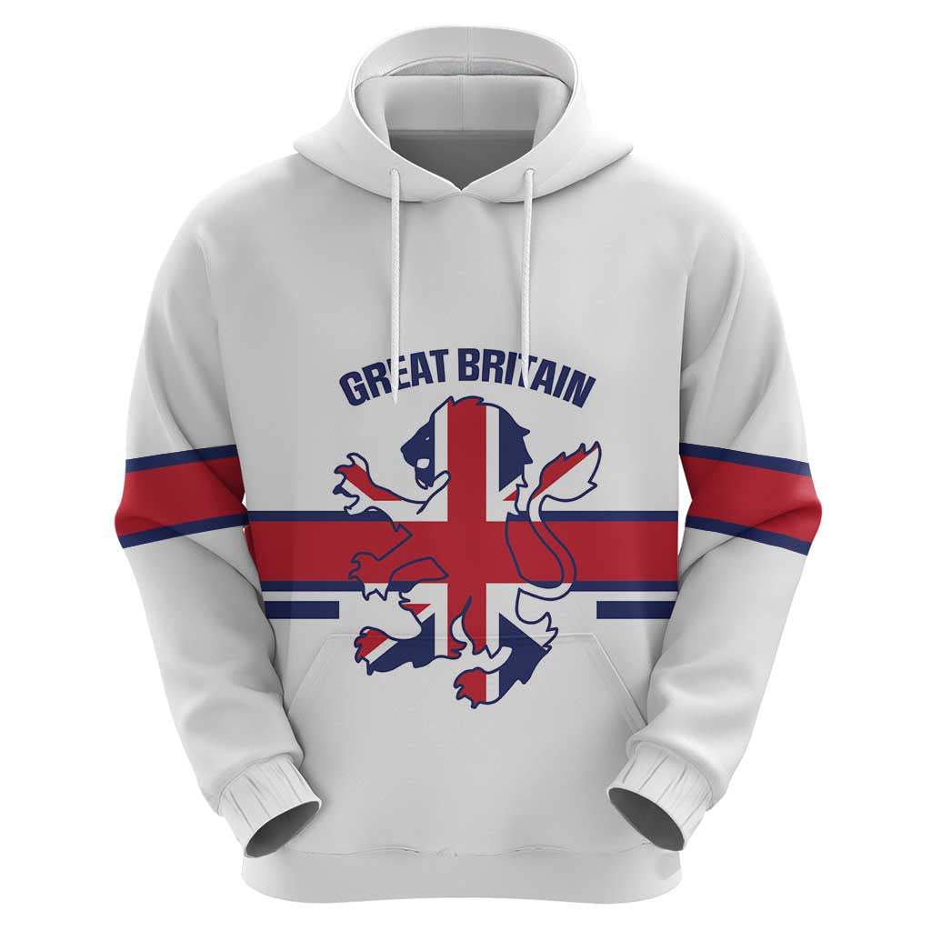 Custom Great Britain Hockey Zip Hoodie 2025 Go Champions