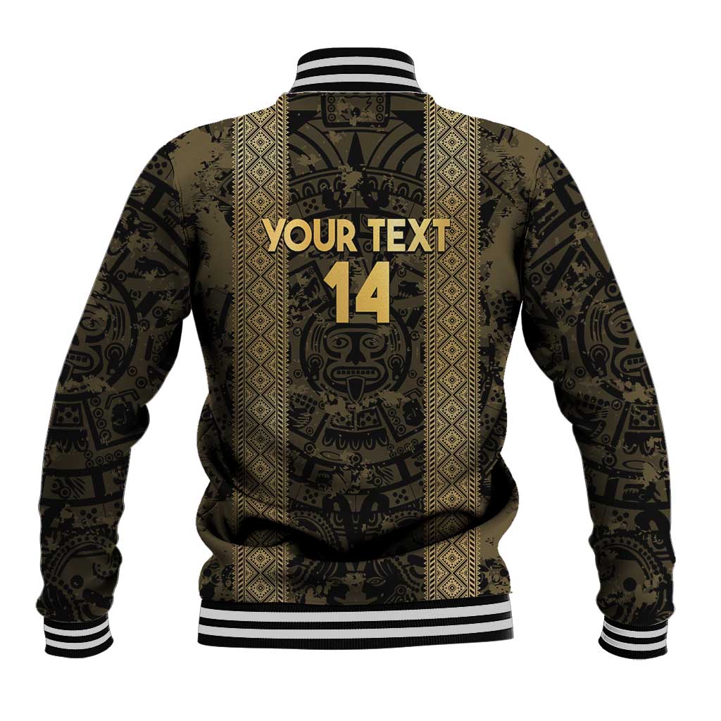 Custom Mexico Football Baseball Jacket 2025 El Tri Champions Gold Color - Wonder Print Shop