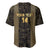 Custom Mexico Football Baseball Jersey 2025 El Tri Champions Gold Color - Wonder Print Shop