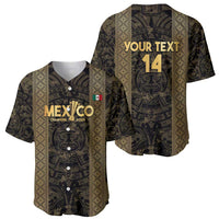 Custom Mexico Football Baseball Jersey 2025 El Tri Champions Gold Color - Wonder Print Shop