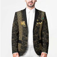 Custom Mexico Football Blazer 2025 El Tri Champions Gold Color - Wonder Print Shop