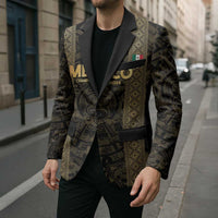 Custom Mexico Football Blazer 2025 El Tri Champions Gold Color - Wonder Print Shop