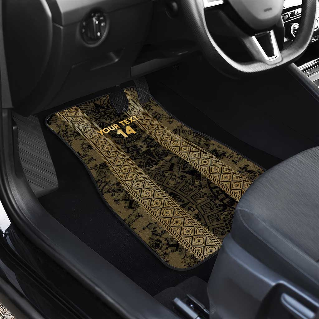 Custom Mexico Football Car Mats 2025 El Tri Champions Gold Color - Wonder Print Shop