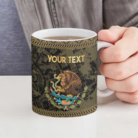 Custom Mexico Football Ceramic Mug 2025 El Tri Champions Gold Color - Wonder Print Shop