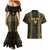 Custom Mexico Football Couples Matching Mermaid Dress and Hawaiian Shirt 2025 El Tri Champions Gold Color - Wonder Print Shop