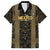 Custom Mexico Football Family Matching Long Sleeve Bodycon Dress and Hawaiian Shirt 2025 El Tri Champions Gold Color - Wonder Print Shop