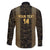 Custom Mexico Football Family Matching Long Sleeve Bodycon Dress and Hawaiian Shirt 2025 El Tri Champions Gold Color - Wonder Print Shop