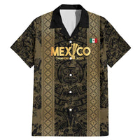 Custom Mexico Football Family Matching Mermaid Dress and Hawaiian Shirt 2025 El Tri Champions Gold Color - Wonder Print Shop