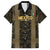 Custom Mexico Football Family Matching Off Shoulder Maxi Dress and Hawaiian Shirt 2025 El Tri Champions Gold Color - Wonder Print Shop