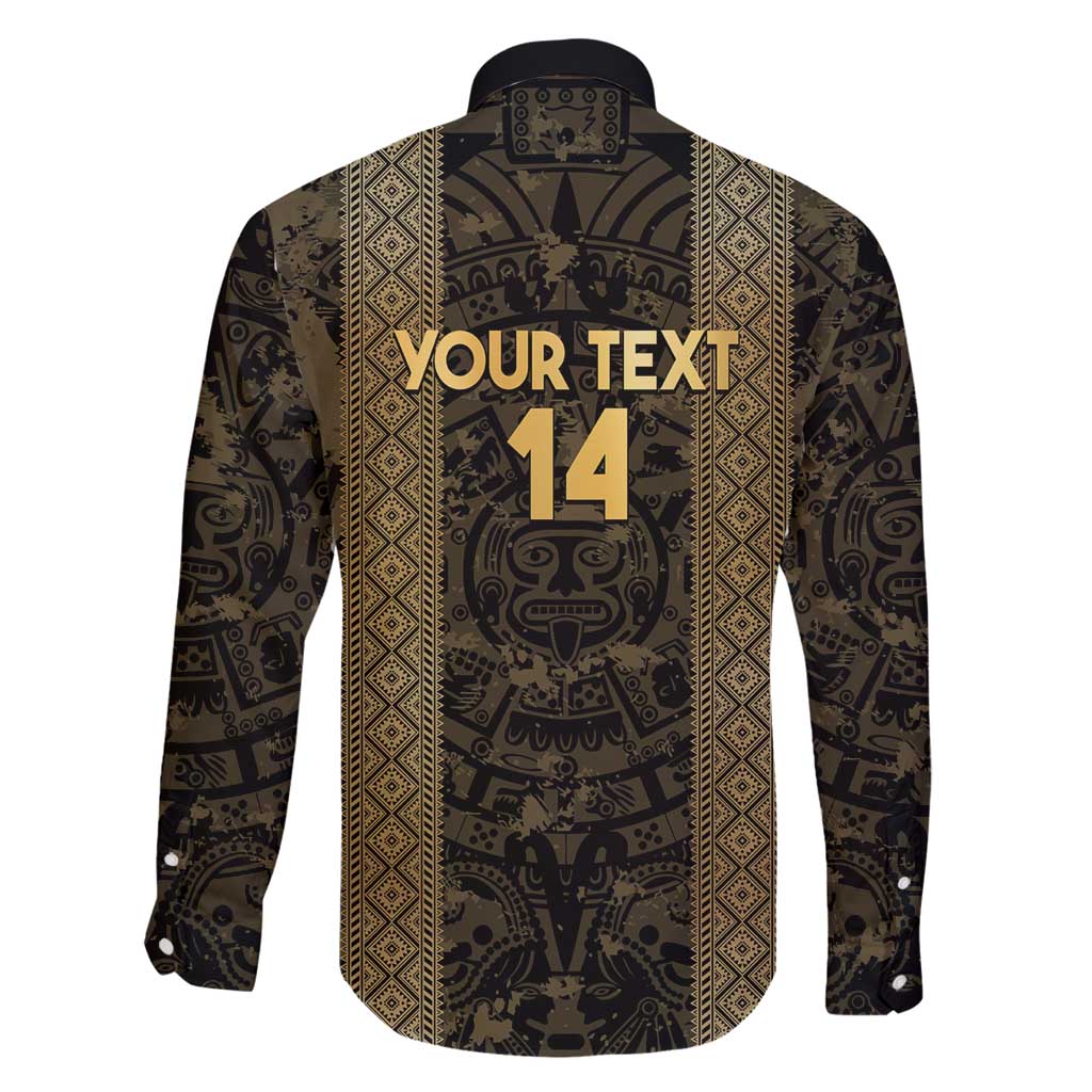 Custom Mexico Football Family Matching Off Shoulder Short Dress and Hawaiian Shirt 2025 El Tri Champions Gold Color - Wonder Print Shop