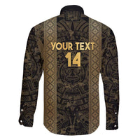 Custom Mexico Football Family Matching Puletasi and Hawaiian Shirt 2025 El Tri Champions Gold Color - Wonder Print Shop