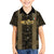Custom Mexico Football Family Matching Short Sleeve Bodycon Dress and Hawaiian Shirt 2025 El Tri Champions Gold Color - Wonder Print Shop