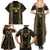Custom Mexico Football Family Matching Summer Maxi Dress and Hawaiian Shirt 2025 El Tri Champions Gold Color - Wonder Print Shop