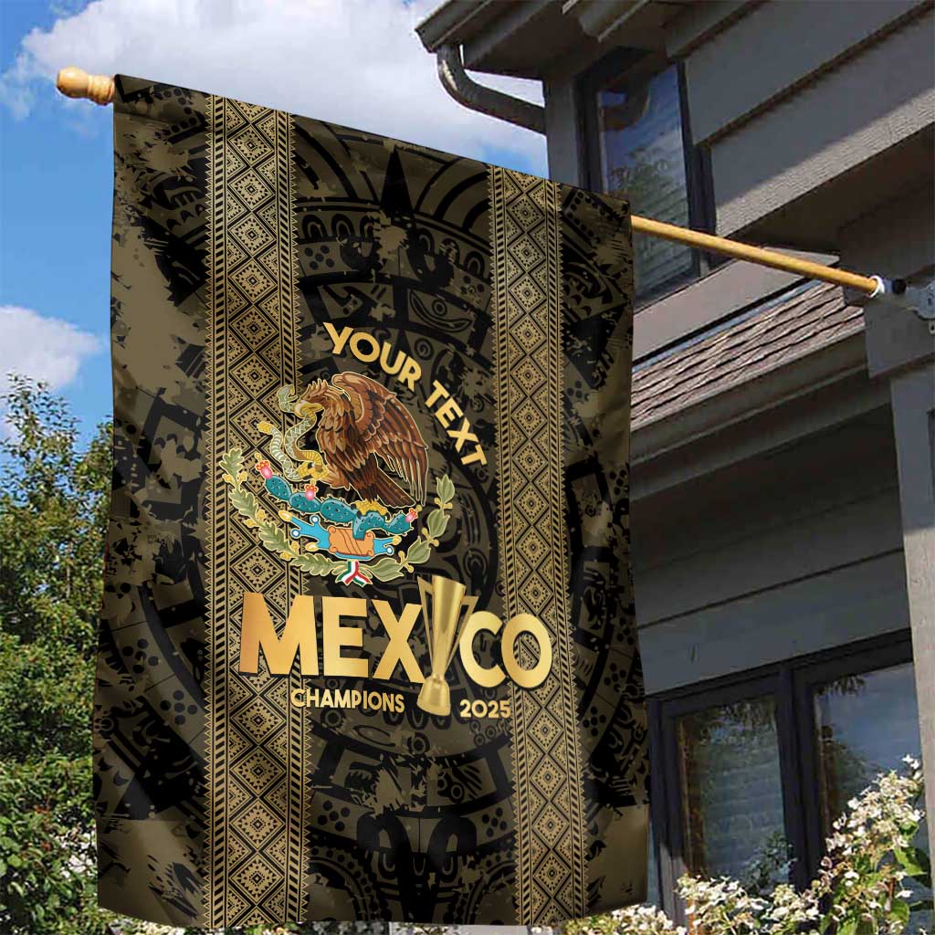 Custom Mexico Football Garden Flag 2025 El Tri Champions Gold Color - Wonder Print Shop
