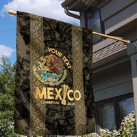 Custom Mexico Football Garden Flag 2025 El Tri Champions Gold Color - Wonder Print Shop