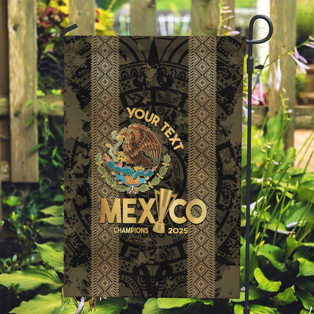 Custom Mexico Football Garden Flag 2025 El Tri Champions Gold Color - Wonder Print Shop
