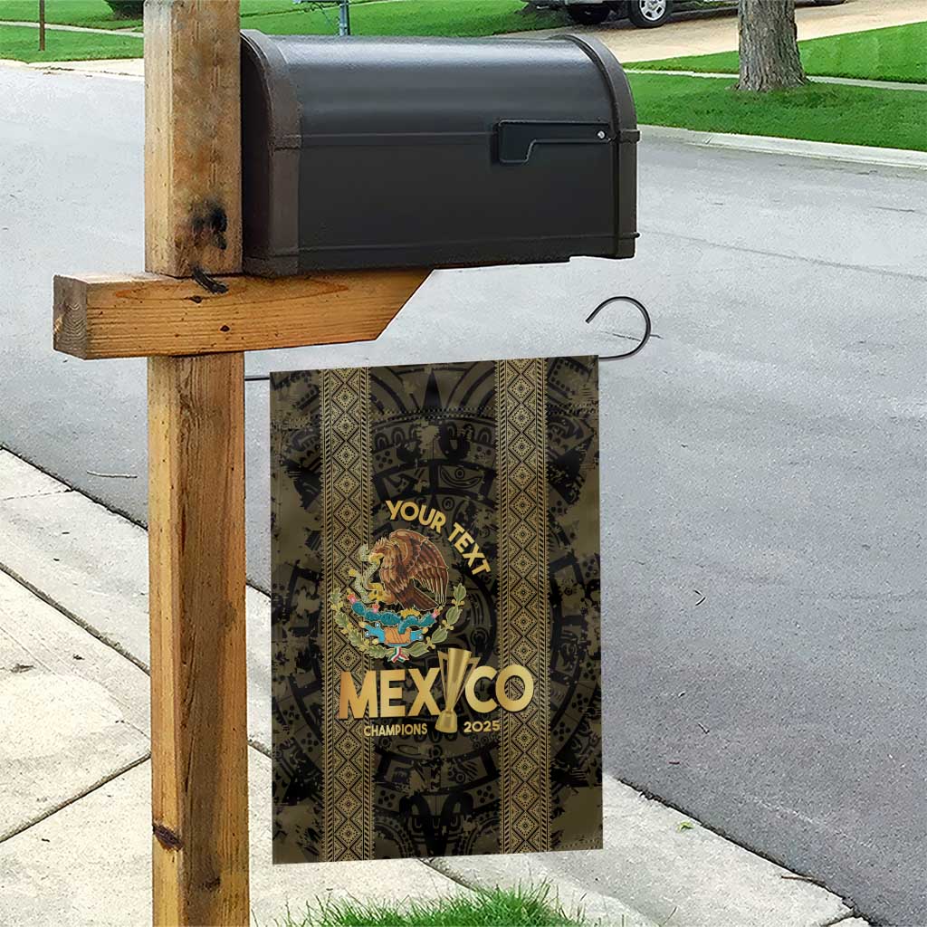 Custom Mexico Football Garden Flag 2025 El Tri Champions Gold Color - Wonder Print Shop
