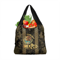 Custom Mexico Football Grocery Bag 2025 El Tri Champions Gold Color - Wonder Print Shop
