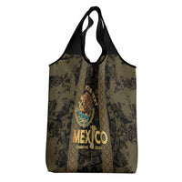 Custom Mexico Football Grocery Bag 2025 El Tri Champions Gold Color - Wonder Print Shop