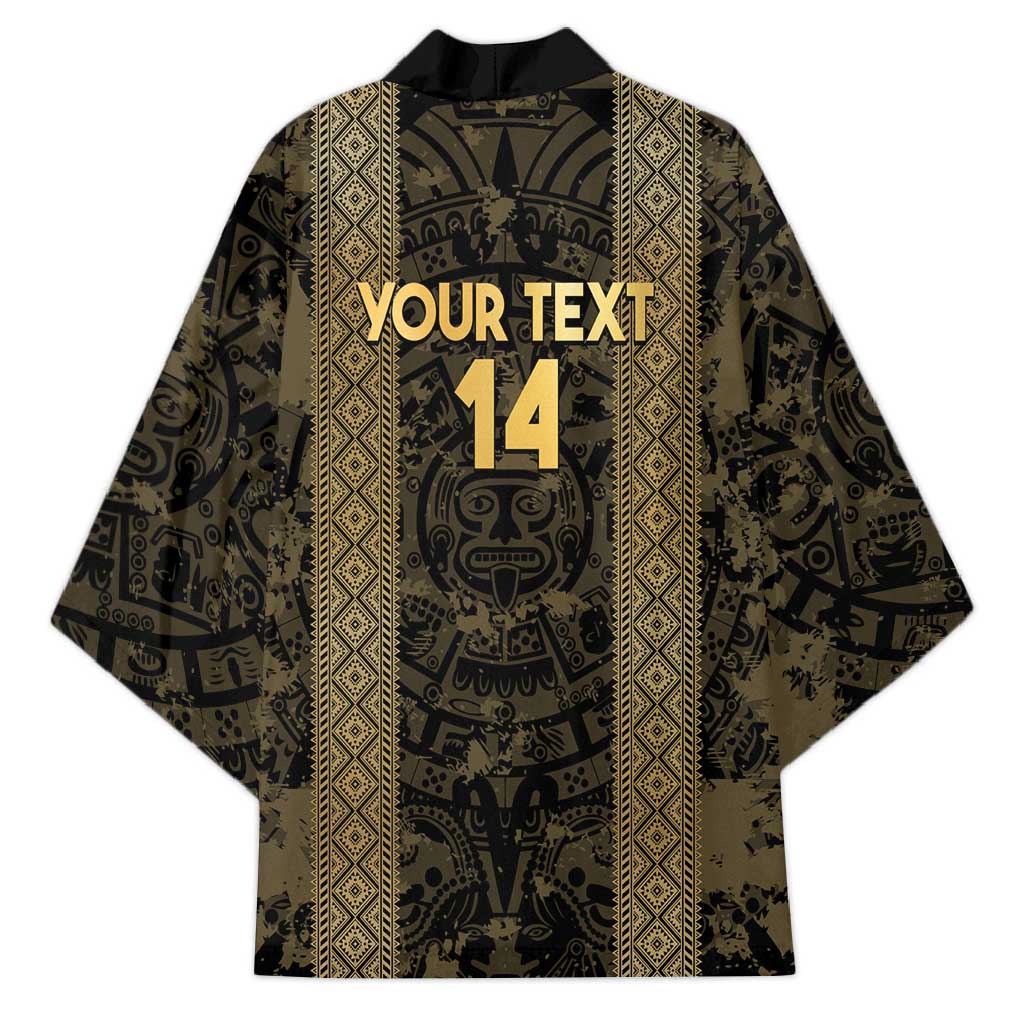 Custom Mexico Football Kimono 2025 El Tri Champions Gold Color - Wonder Print Shop