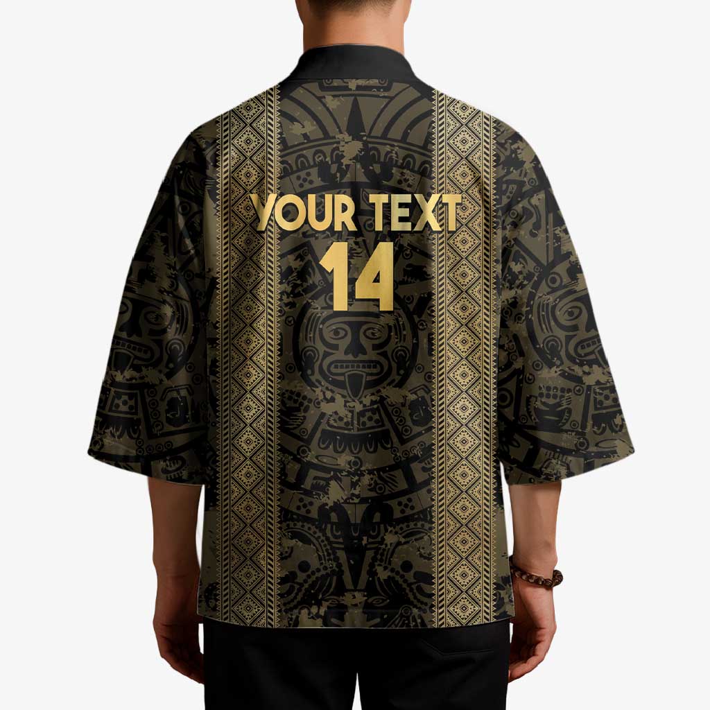 Custom Mexico Football Kimono 2025 El Tri Champions Gold Color - Wonder Print Shop