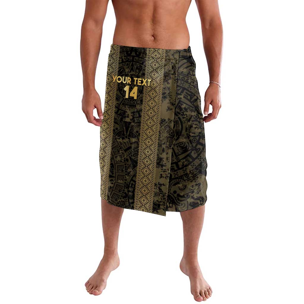 Custom Mexico Football Lavalava 2025 El Tri Champions Gold Color - Wonder Print Shop