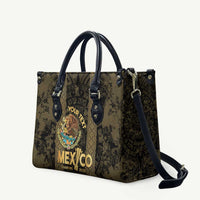 Custom Mexico Football Leather Bag 2025 El Tri Champions Gold Color - Wonder Print Shop