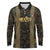 Custom Mexico Football Long Sleeve Polo Shirt 2025 El Tri Champions Gold Color - Wonder Print Shop
