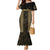 Custom Mexico Football Mermaid Dress 2025 El Tri Champions Gold Color - Wonder Print Shop