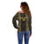Custom Mexico Football Off Shoulder Sweater 2025 El Tri Champions Gold Color - Wonder Print Shop
