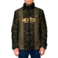 Custom Mexico Football Padded Jacket 2025 El Tri Champions Gold Color - Wonder Print Shop
