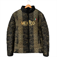 Custom Mexico Football Padded Jacket 2025 El Tri Champions Gold Color - Wonder Print Shop