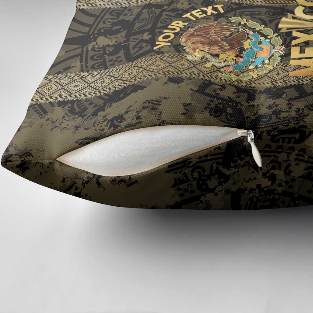 Custom Mexico Football Pillow Cover 2025 El Tri Champions Gold Color - Wonder Print Shop