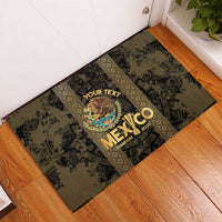 Custom Mexico Football Rubber Doormat 2025 El Tri Champions Gold Color - Wonder Print Shop