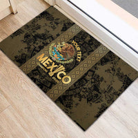 Custom Mexico Football Rubber Doormat 2025 El Tri Champions Gold Color - Wonder Print Shop