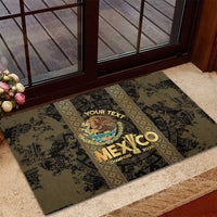 Custom Mexico Football Rubber Doormat 2025 El Tri Champions Gold Color - Wonder Print Shop