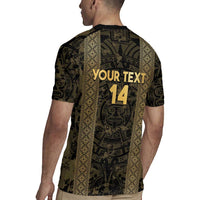 Custom Mexico Football Rugby Jersey 2025 El Tri Champions Gold Color - Wonder Print Shop