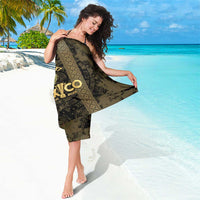 Custom Mexico Football Sarong 2025 El Tri Champions Gold Color - Wonder Print Shop