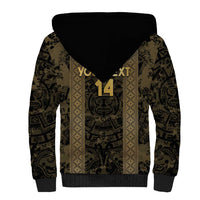 Custom Mexico Football Sherpa Hoodie 2025 El Tri Champions Gold Color - Wonder Print Shop