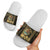 Custom Mexico Football Slide Sandals 2025 El Tri Champions Gold Color - Wonder Print Shop