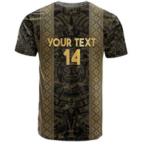 Custom Mexico Football T Shirt 2025 El Tri Champions Gold Color - Wonder Print Shop