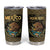 Custom Mexico Football Tumbler Cup 2025 El Tri Champions Gold Color - Wonder Print Shop