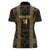 Custom Mexico Football Women Polo Shirt 2025 El Tri Champions Gold Color - Wonder Print Shop